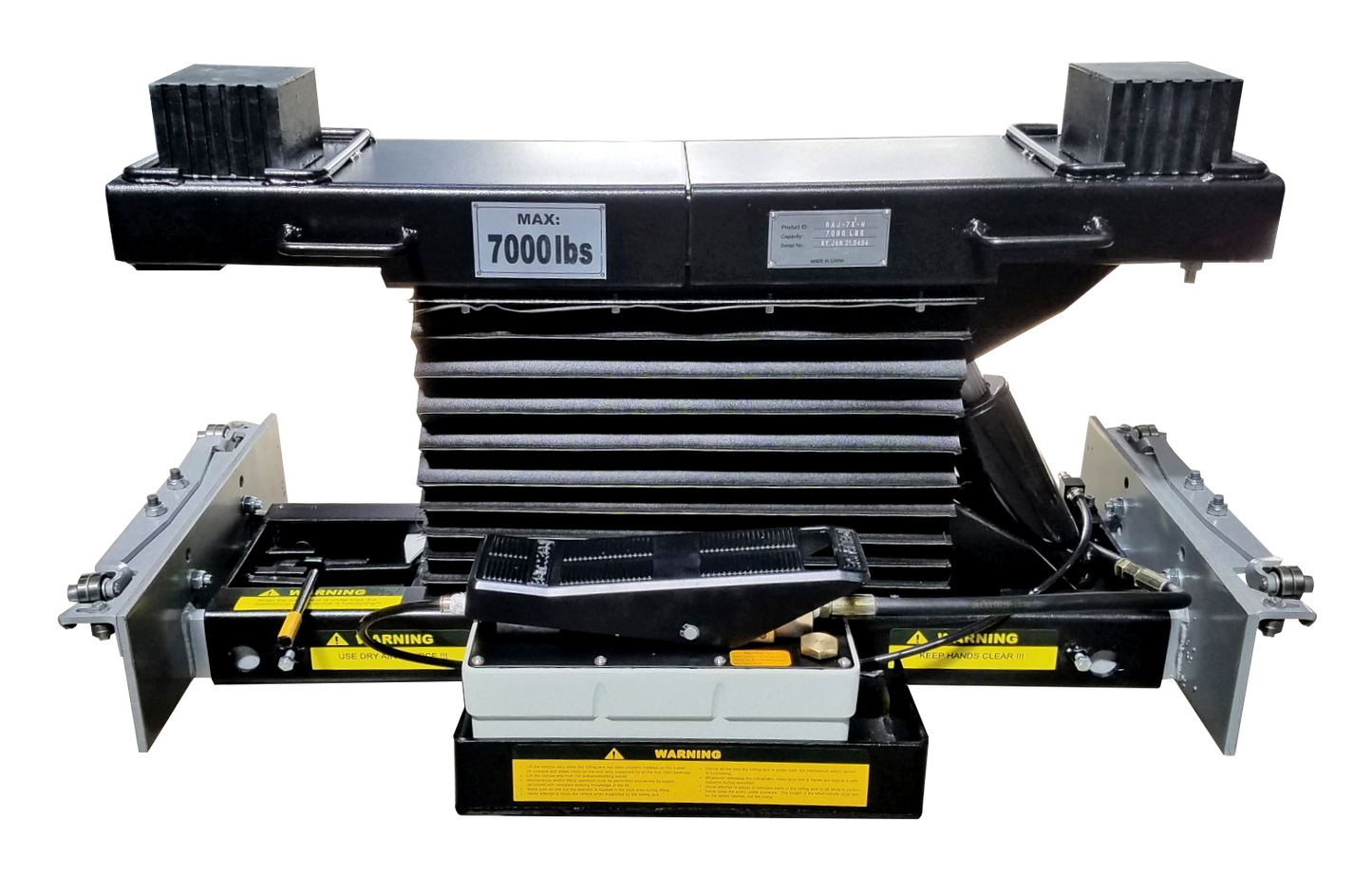 rolling air jack for ideal and tuxedo four post lifts