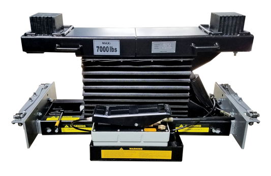 rolling air jack for ideal and tuxedo four post lifts