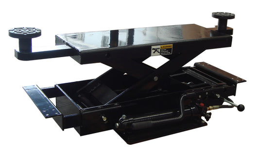 tuxedo storage lift sliding jack rated at 3500lb capacity