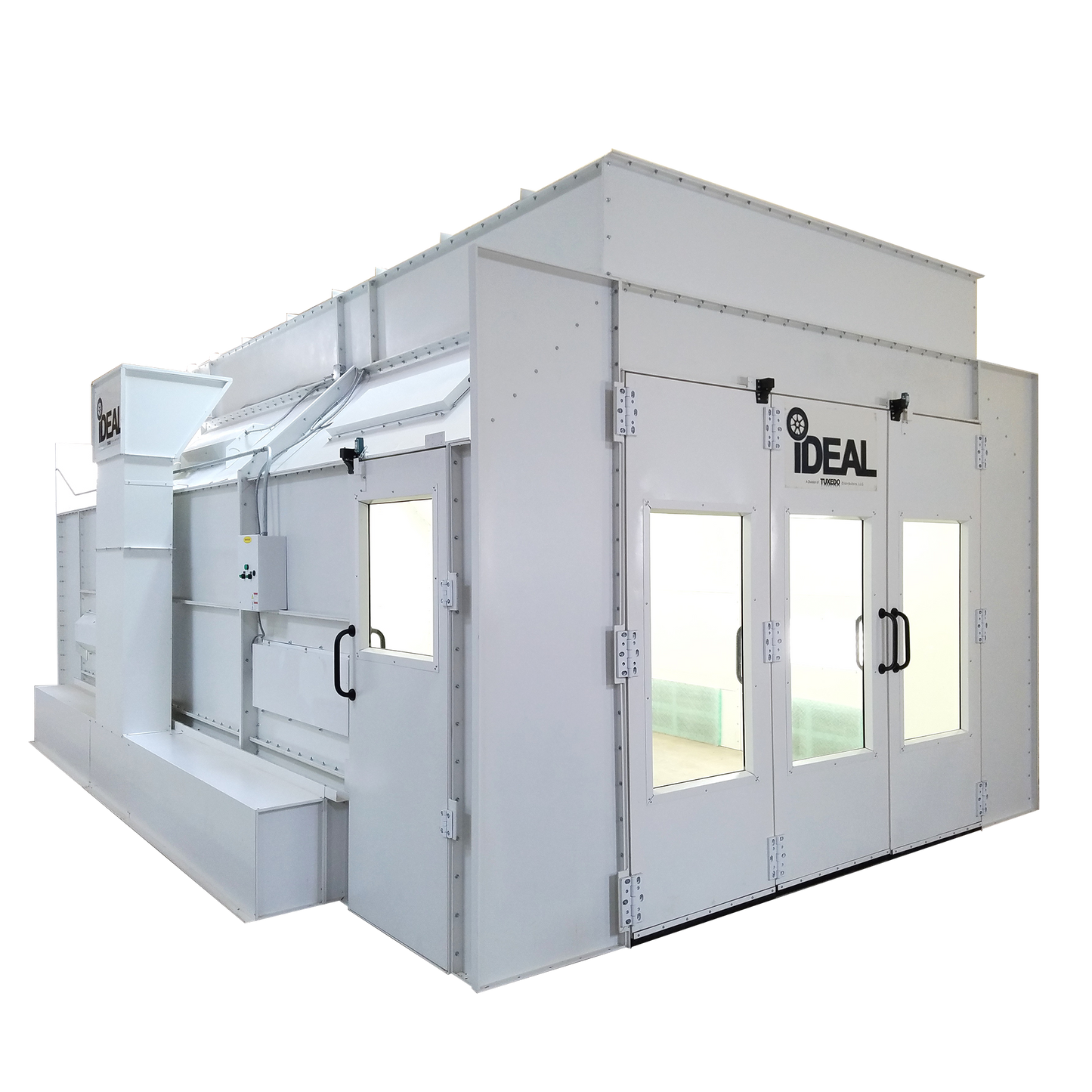 ideal side down paint booth for car painting