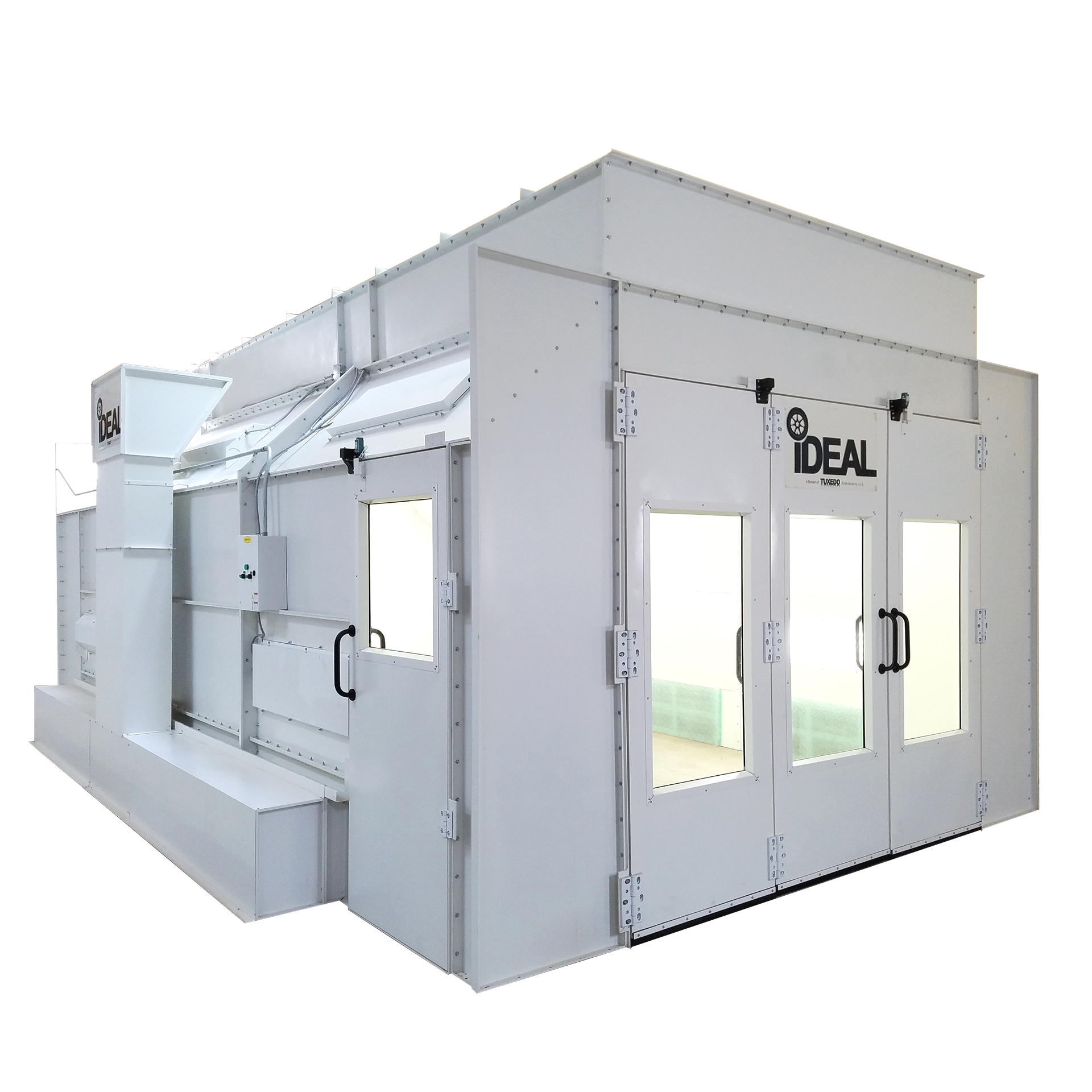 ideal side down paint booth for car painting