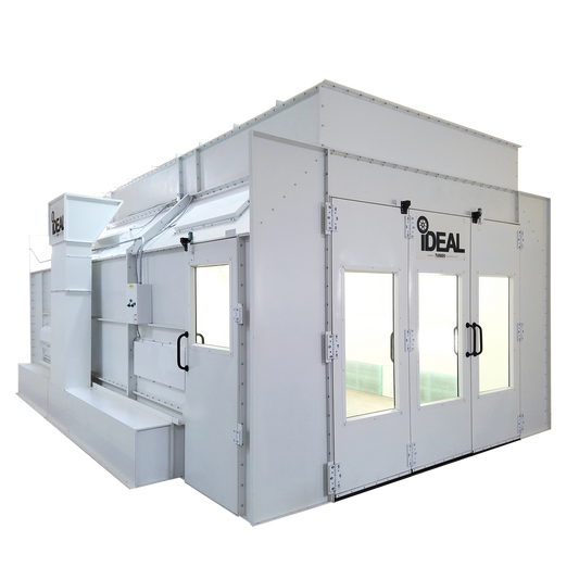 ideal side down paint booth for car painting