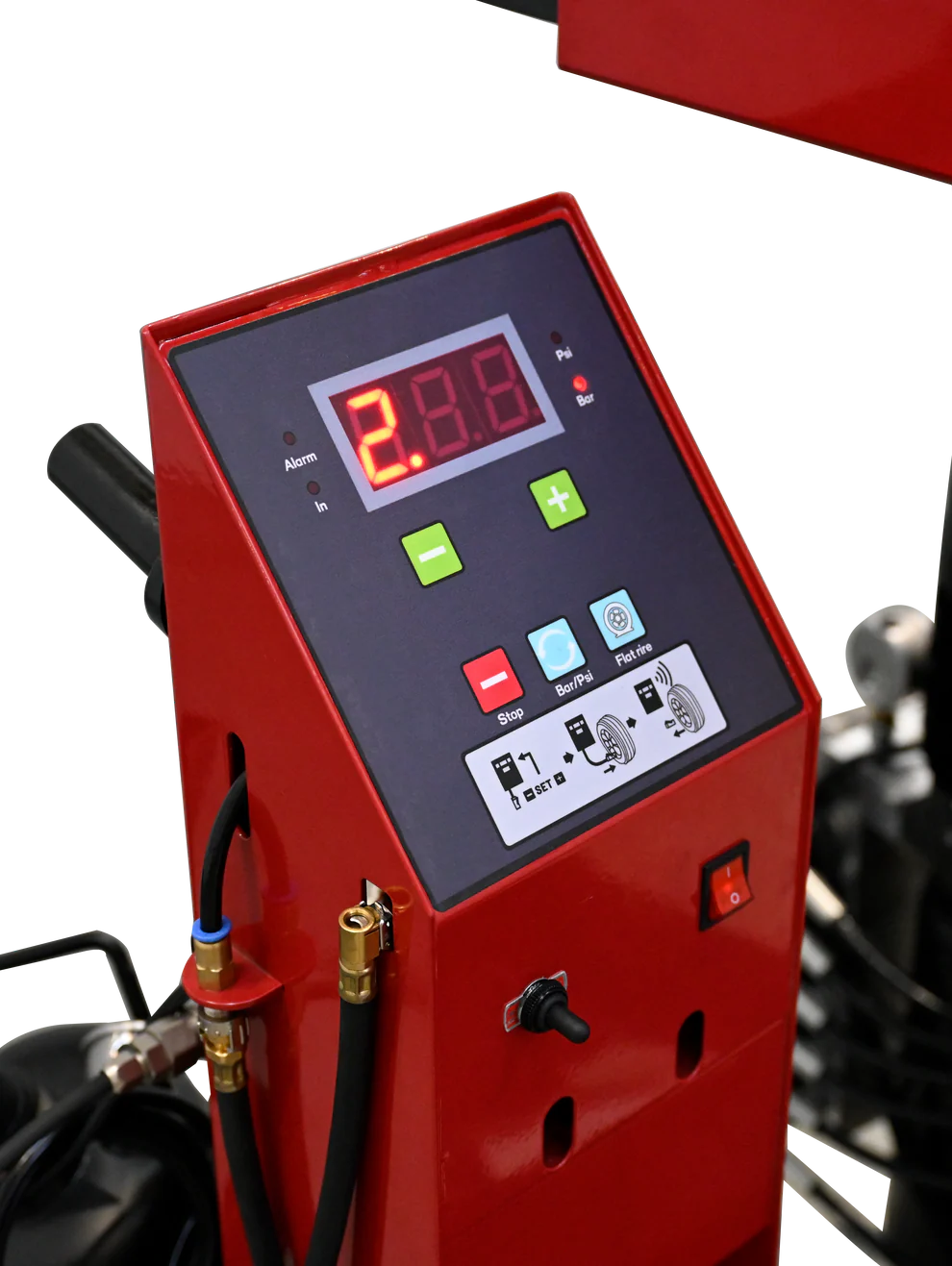 Fortisky T8-8823 Leverless Center Post Tire Changer Fully Automatic Combo