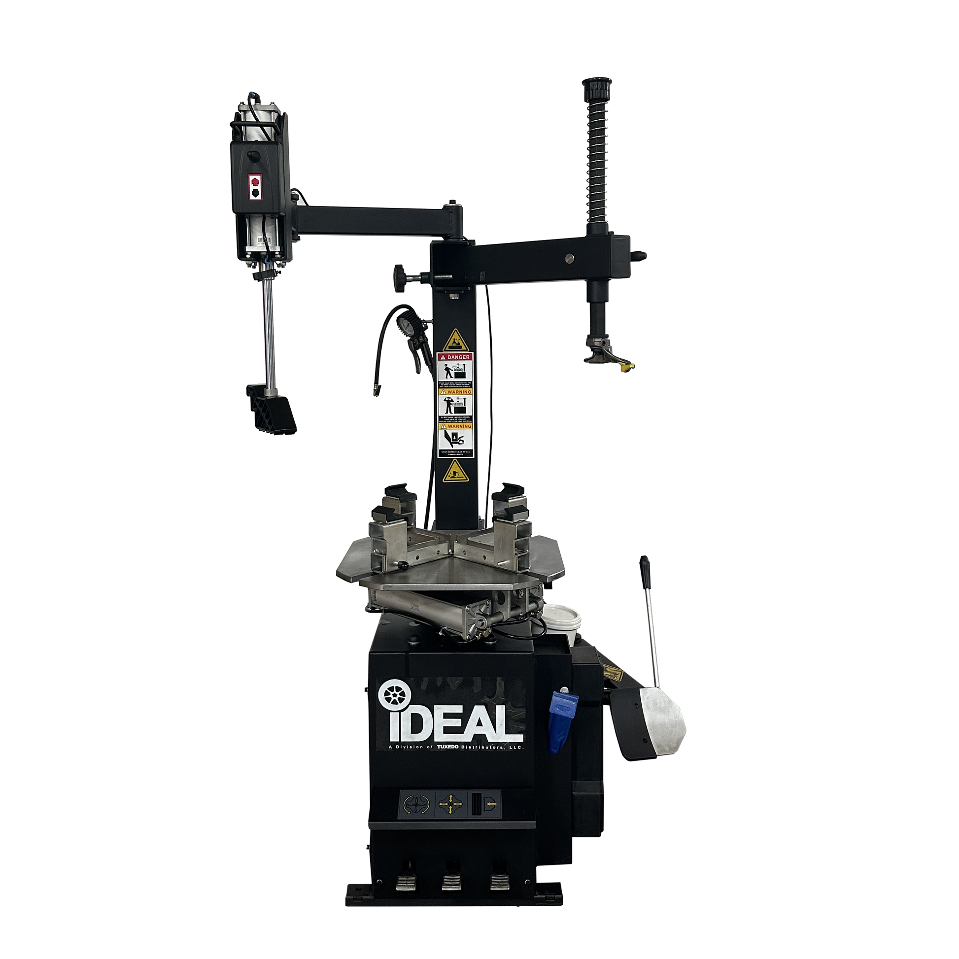 ideal ATV and motorcycle tire changer with assist arm