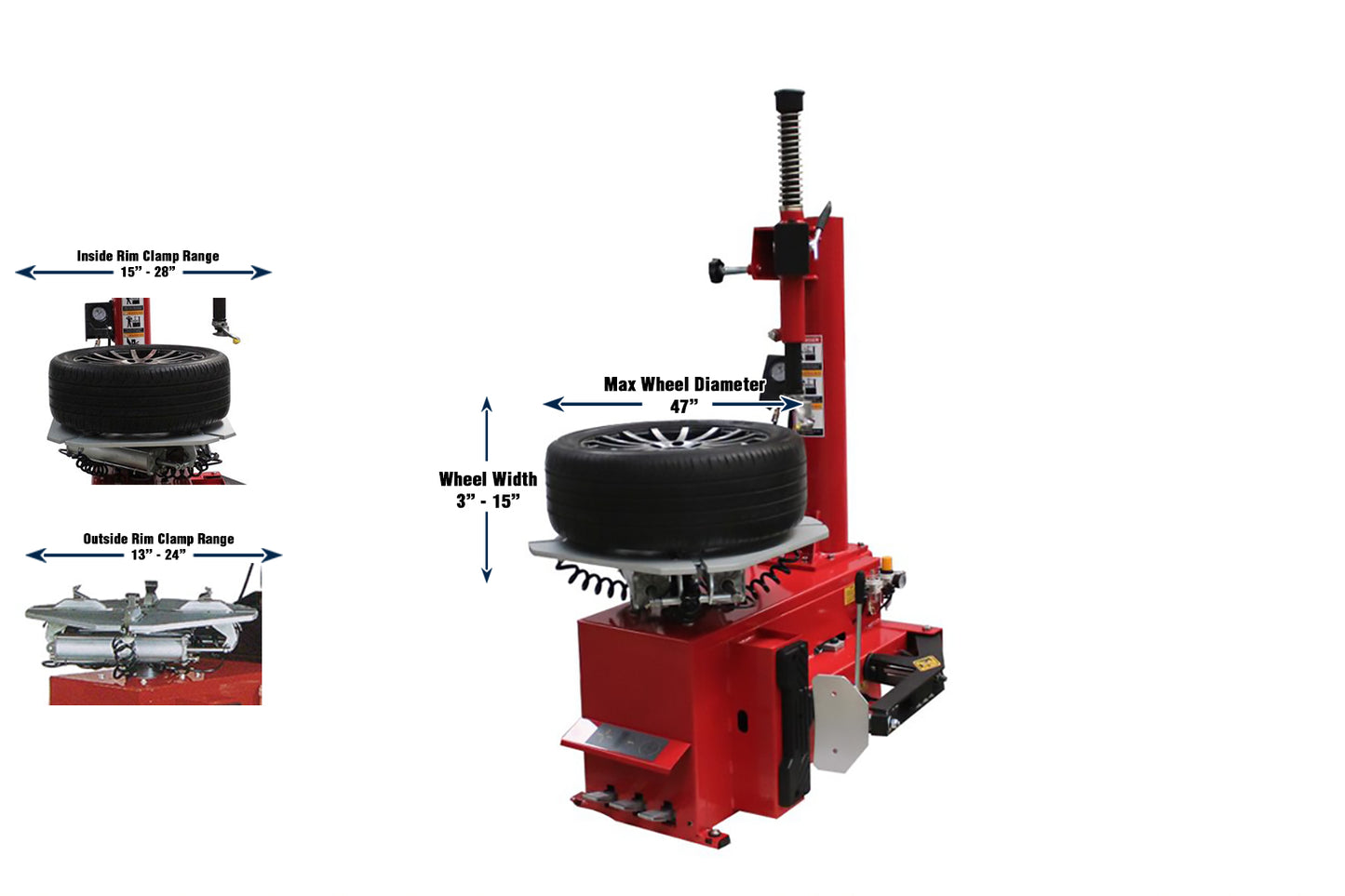 Tuxedo TC-950 Semi-Automatic Tire Changer