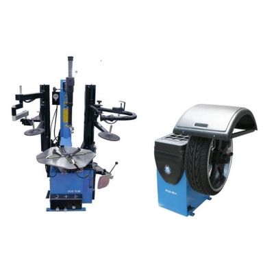 TC289DAA Rim Clamp Tire Changer + WB11 Wheel Balancer Combo