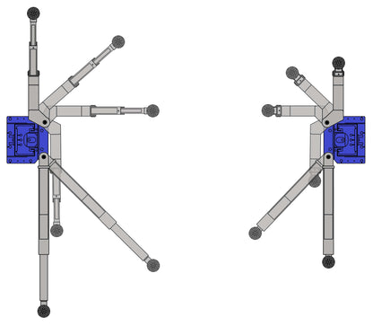 Tuxedo TP11KC-DX 11,000lb Two Post Lift - Bi-Symmetric Arms