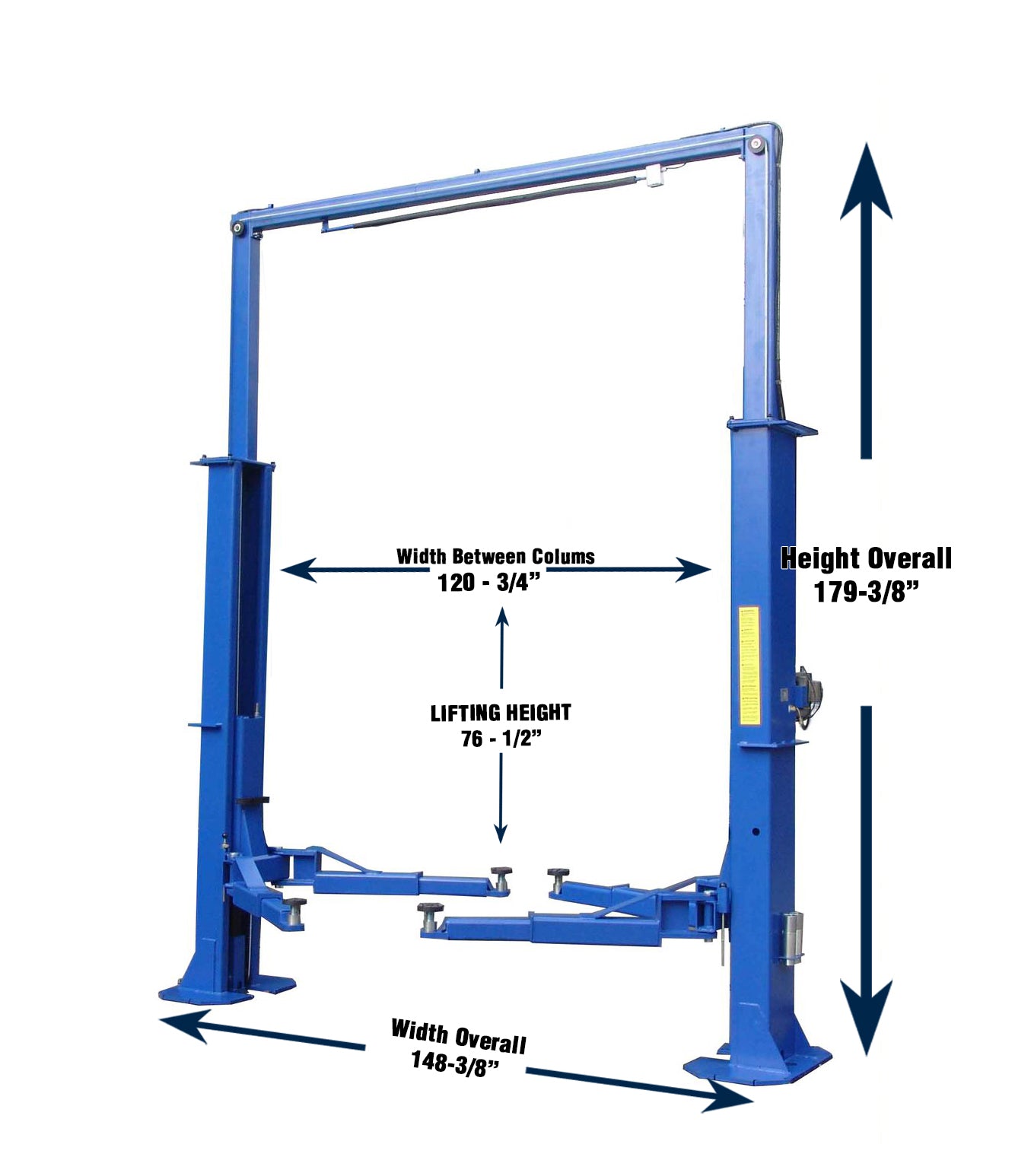 Tuxedo 15,000lb Overhead Two Post Lift - TP15KCX