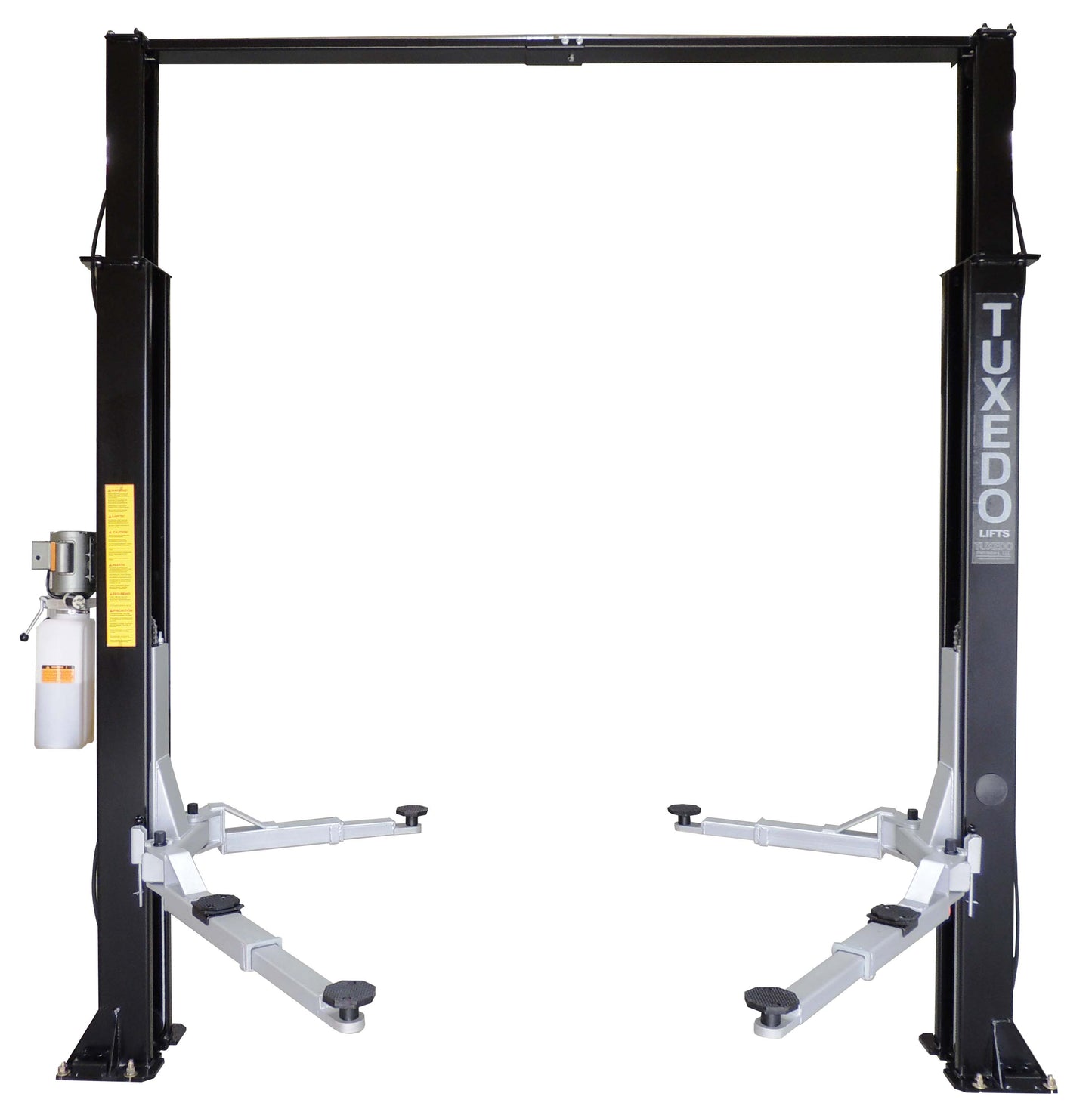Tuxedo TP9KAC-TUX Clear Floor 9,000lb Two Post Lift