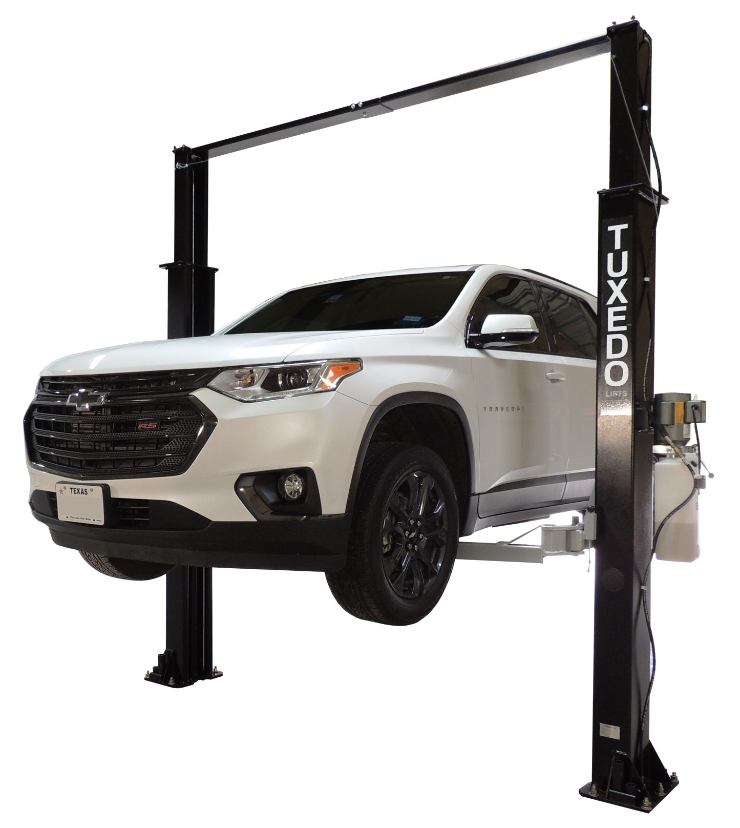 Tuxedo TP9KAC-TUX Clear Floor 9,000lb Two Post Lift