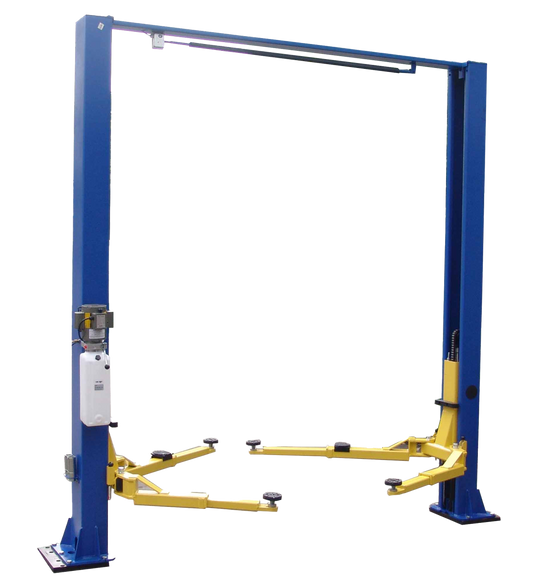 tuxedo tp9kscx symmetric clear floor two post lift