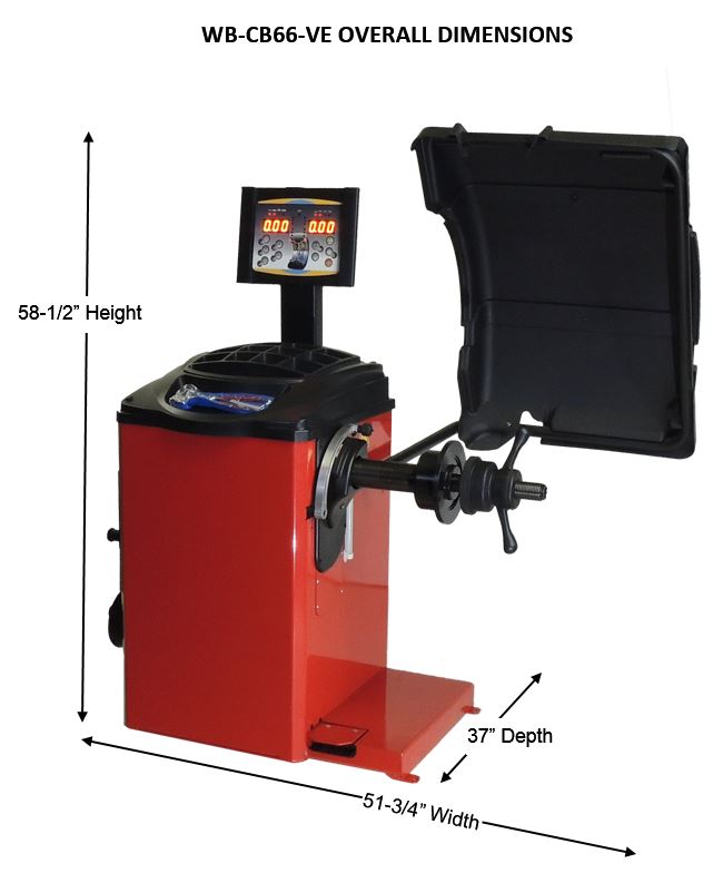 Tuxedo CB66-VE Wheel Balancer