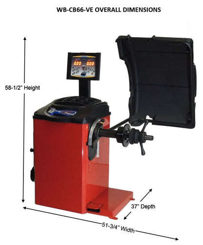 Tuxedo CB66-VE Wheel Balancer