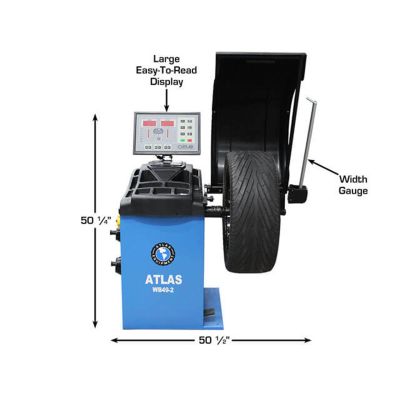 Atlas WB49-2 PRO Premium 3D Computer Wheel Balancer