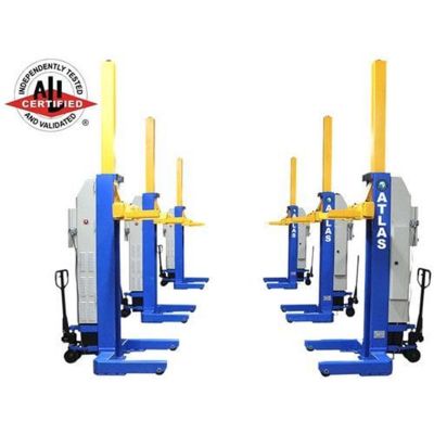 Atlas 6045BC ALI Certified 99,000lb Capacity Battery Powered Mobile Column Lift System