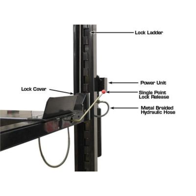 Atlas PRO9000 Extra Tall, Extra Wide Portable Heavy Duty 4-Post Lift 9000 lb. Capacity