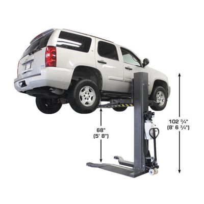 Atlas PSP-6000 6,000lb. Capacity Portable Single Post Lift