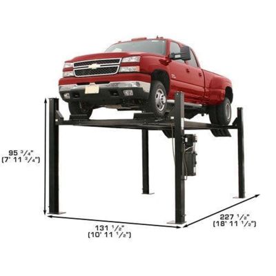 Atlas PRO9000 Extra Tall, Extra Wide Portable Heavy Duty 4-Post Lift 9000 lb. Capacity