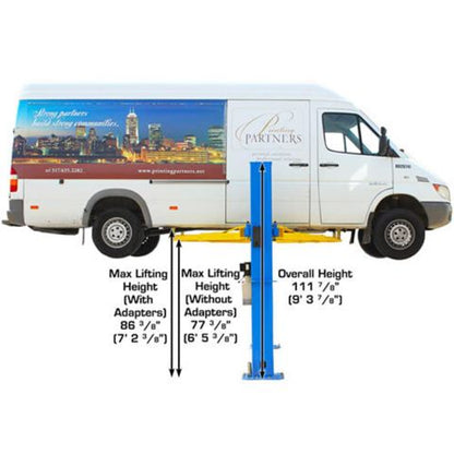 Atlas BP10000X Commercial Grade Baseplate 2 Post Lift 10,000 lb. Capacity