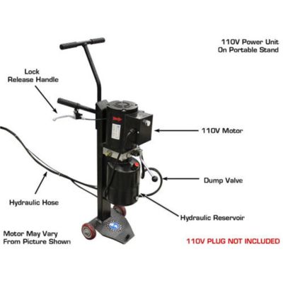 Atlas 6MR Portable Mid-Rise Scissor Lift 6000 lb. Capacity