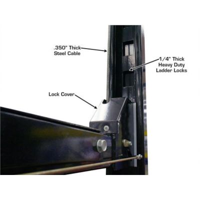 Atlas PRO8000EXT Extra Tall Portable Hobbyist 4-Post Lift 8000 lb. Capacity