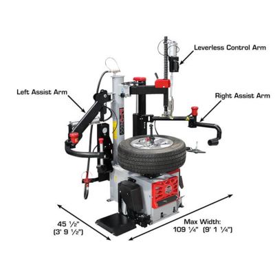 Atlas PTC500 Center Post Tire Changer with Assist Arms