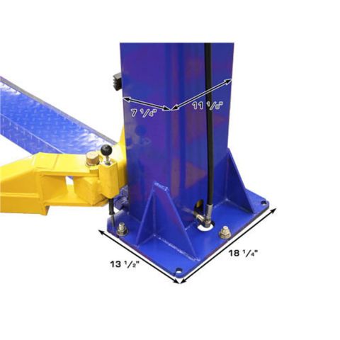 Atlas 9KBPX 9,000lb Capacity Baseplate Two Post Lift