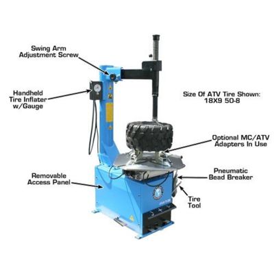 Atlas TC289 Extra Large Rim-Clamp Tire Changer