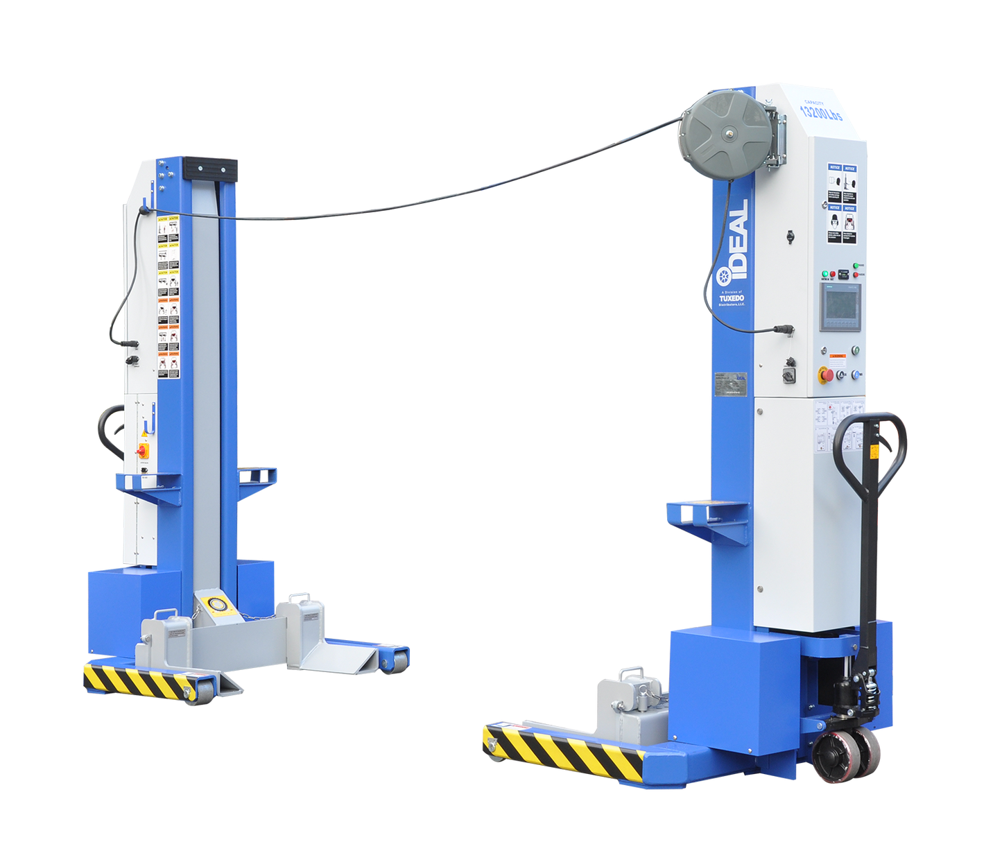 iDEAL MSC-13K-B-226 Mobile Column 13,000lb Capacity (Set of Two)