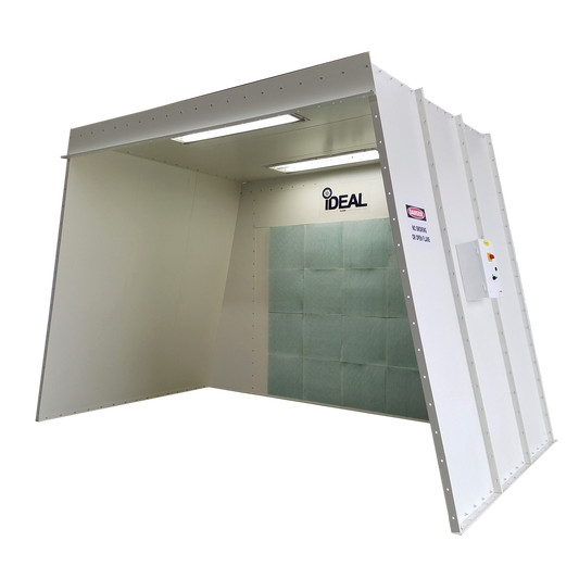 iDeal Open Face Paint Booth - PSB-AFOFB1388-AK