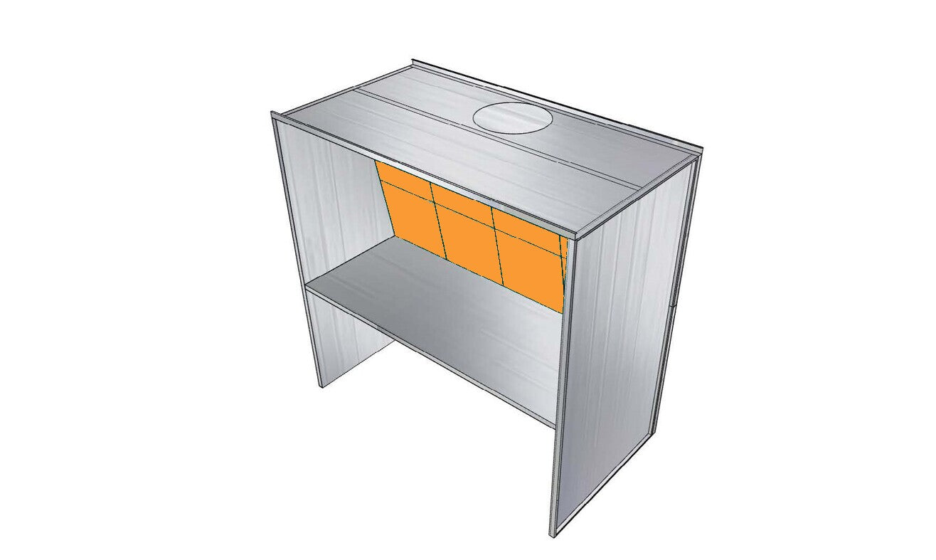 Bench Style Paint Booth (Multiple Sizes)