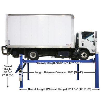 Atlas PVL-14 14000lb ALI Certified Four Post Lift