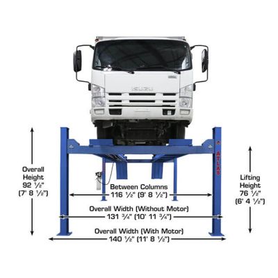 Atlas PVL-14 14000lb ALI Certified Four Post Lift