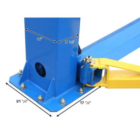 Atlas BP10000X Commercial Grade Baseplate 2 Post Lift 10,000 lb. Capacity