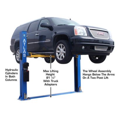Atlas BP8000 Baseplate 2 Post Lift 8,000 lb. Capacity
