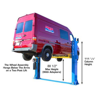 Atlas BP12000X 12K Commercial Grade Baseplate Two Post Lift