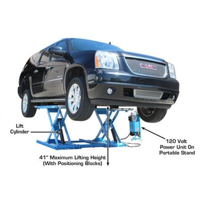 Atlas 7K-Kwik-Bay Portable Mid-Rise Scissor Lift 7000lb. Capacity