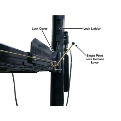 Atlas PRO8000EXT Extra Tall Portable Hobbyist 4-Post Lift 8000 lb. Capacity