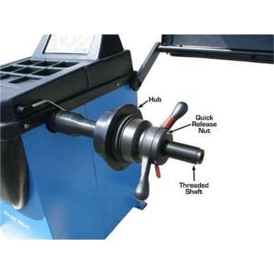 Atlas TC221 Rim Clamp Tire Changer + WB11 Wheel Balancer Combo