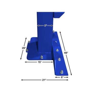 Atlas Platinum PVL15 ALI Certified Commercial Grade Overhead 2-Post Lift 15,000 lb. Capacity