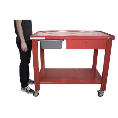 K Tool International Work Table Mobile Tear Down Table 48 x 32 in.