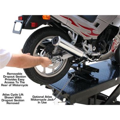 Atlas Cyclelift Air Operated Motorcycle Lift 1,000 lb. Capacity