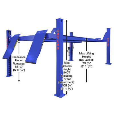 Atlas PVL140F-EXT 14,000 LB Certified Alignment Lift