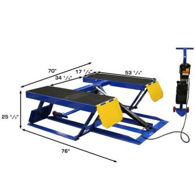 Atlas LR06 Portable Low Rise Scissor Lift 6000 lb. Capacity