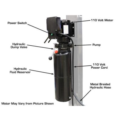 Atlas PRO8000EXT Extra Tall Portable Hobbyist 4-Post Lift 8000 lb. Capacity