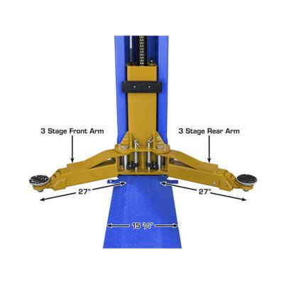 Atlas PVL9BP Platinum ALI Certified Baseplate 2 Post Lift