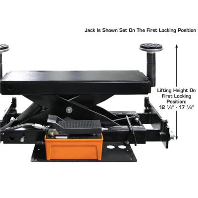Atlas RJ6BK Rolling Bridge Jack 6,000lb Capacity