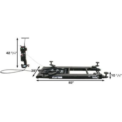 Atlas 6MR Portable Mid-Rise Scissor Lift 6000 lb. Capacity
