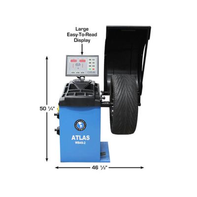 Atlas WB49-2 Premium 2D Computer Wheel Balancer