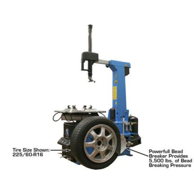 Atlas TC755 Tilt-Back Rim Clamp Tire Changer with Beadblaster